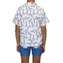 Scissors pattern Kids  Short Sleeve Swimwear View2