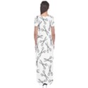 Scissors pattern Short Sleeve Maxi Dress View2