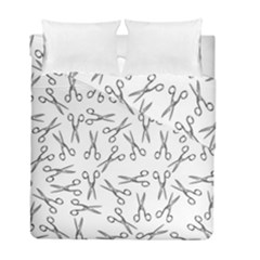 Scissors Pattern Duvet Cover Double Side (full/ Double Size)