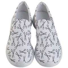 Scissors Pattern Women s Lightweight Slip Ons