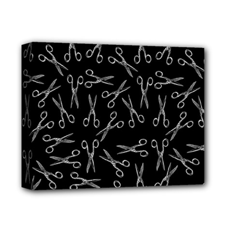 Scissors Pattern Deluxe Canvas 14  X 11 