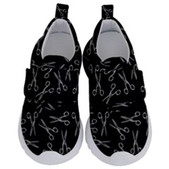 Scissors Pattern Velcro Strap Shoes