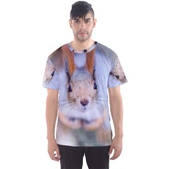 Squirrel Looks At You Men s Sports Mesh Tee