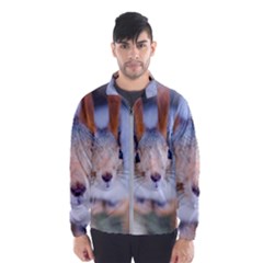 Squirrel Looks At You Windbreaker (Men)