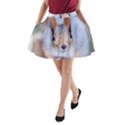 Squirrel Looks At You A-Line Pocket Skirt View1