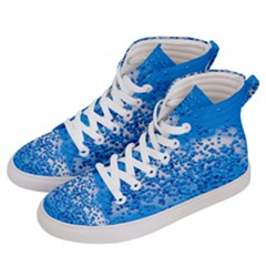 Blue Balloons In The Sky Women s Hi-top Skate Sneakers by FunnyCow