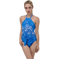 Blue Balloons In The Sky Go With The Flow One Piece Swimsuit