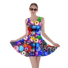 Colorful Beads Skater Dress by FunnyCow