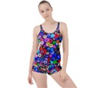 Colorful Beads Boyleg Tankini Set  View1