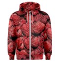 Red Raspberries Men s Zipper Hoodie View1