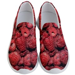 Red Raspberries Men s Lightweight Slip Ons by FunnyCow