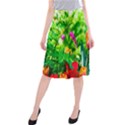 Bleeding Heart Flowers In Spring Midi Beach Skirt View1