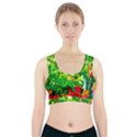 Bleeding Heart Flowers In Spring Sports Bra With Pocket View1