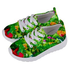 Bleeding Heart Flowers In Spring Kids  Lightweight Sports Shoes by FunnyCow