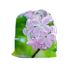 Elegant Pink Lilacs In Spring Drawstring Pouches (extra Large) by FunnyCow