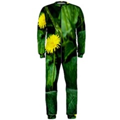 Yellow Dandelion Flowers In Spring Onepiece Jumpsuit (men)  by FunnyCow