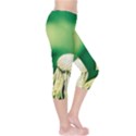 Dandelion Flower Green Chief Capri Leggings  View4