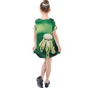 Dandelion Flower Green Chief Kids  Simple Cotton Dress View2