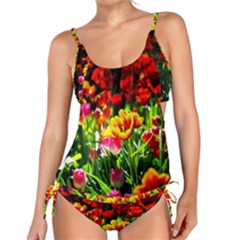 Colorful Tulips On A Sunny Day Tankini Set by FunnyCow