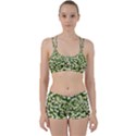 Green Field Of White Daisy Flowers Women s Sports Set View1