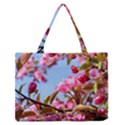 Crab Apple Blossoms Zipper Medium Tote Bag View1