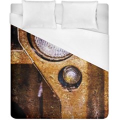 Vintage Off Roader Car Headlight Duvet Cover (california King Size) by FunnyCow