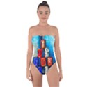 Soup Cans   After The Lunch Tie Back One Piece Swimsuit View1