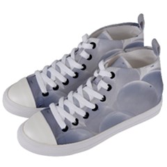 White Toy Balloons Women s Mid-top Canvas Sneakers by FunnyCow