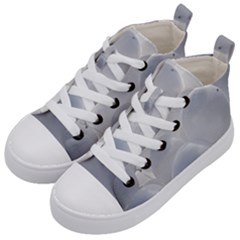 White Toy Balloons Kid s Mid-top Canvas Sneakers by FunnyCow