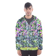 Lilacs Of The First Water Hooded Windbreaker (men) by FunnyCow