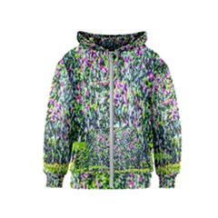 Lilacs Of The First Water Kids  Zipper Hoodie by FunnyCow