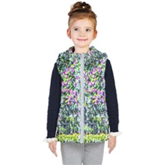 Lilacs Of The First Water Kid s Hooded Puffer Vest by FunnyCow