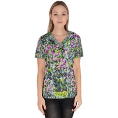 Lilacs Of The First Water Scrub Top by FunnyCow