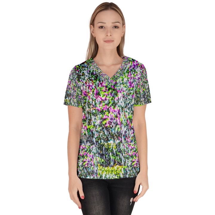 Lilacs Of The First Water Scrub Top