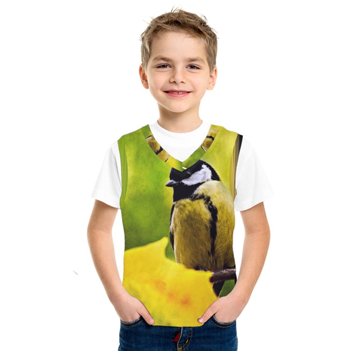 Tomtit Bird Dressed To The Season Kids  SportsWear