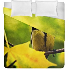 Tomtit Bird Dressed To The Season Duvet Cover Double Side (king Size) by FunnyCow