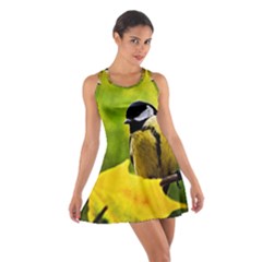 Tomtit Bird Dressed To The Season Cotton Racerback Dress by FunnyCow