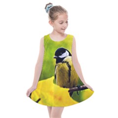 Tomtit Bird Dressed To The Season Kids  Summer Dress