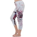 Abstract Art Of Grunge Wood Capri Winter Leggings  View2