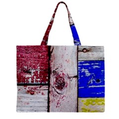 Abstract Art Of Grunge Wood Zipper Mini Tote Bag by FunnyCow