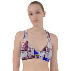 Abstract Art Of Grunge Wood Sweetheart Sports Bra by FunnyCow