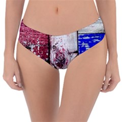 Abstract Art Of Grunge Wood Reversible Classic Bikini Bottoms by FunnyCow