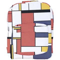 Neoplasticism Style Art Full Print Backpack by FunnyCow