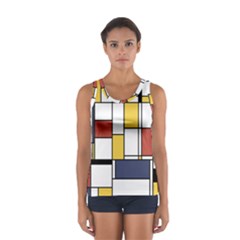 De Stijl Abstract Art Sport Tank Top  by FunnyCow