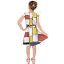 De Stijl Abstract Art Kids  Short Sleeve Dress View2