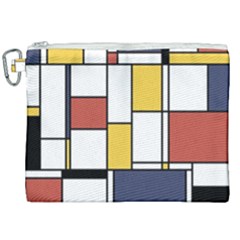 De Stijl Abstract Art Canvas Cosmetic Bag (xxl) by FunnyCow