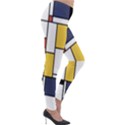 De Stijl Abstract Art Lightweight Velour Leggings View4