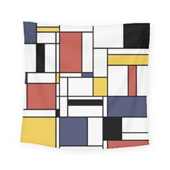 Abstract Art Of Avant Garde Square Tapestry (small) by FunnyCow