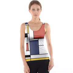 Neoplasticism Abstract Art Tank Top by FunnyCow