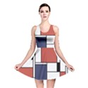 Neoplasticism Abstract Art Reversible Skater Dress View1